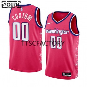 Dres Washington Wizards Prilagođeni Nike 2022-23 City Edition Ružičasta Swingman - Dječji